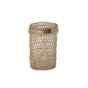 Goud gewoven theelicht van Return to Sender bij Femlie Cadeaushop