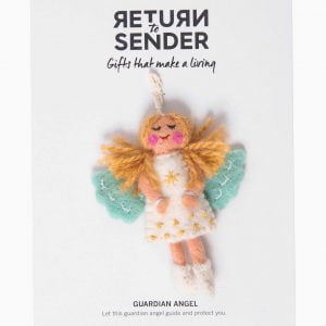 Engel sleutelhanger van Return to Sender Femlie Cadeaushop