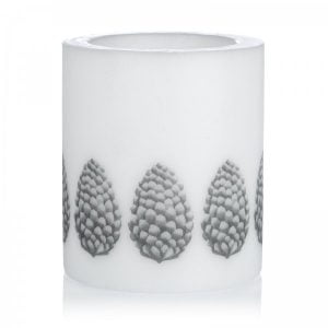 Kerst kaars met dennenappel Femlie Cadeaushop