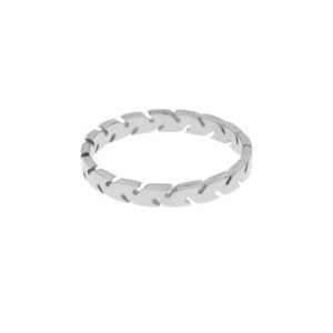 zilver kleurige ring van Essentialistics