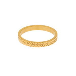 Goud kleurige ring van Essentialistics